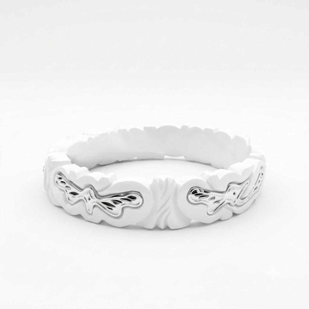 Peacock Butterfly Sankha Bangle