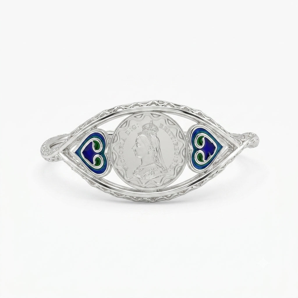 Meenakari Guinea Coin Bangle