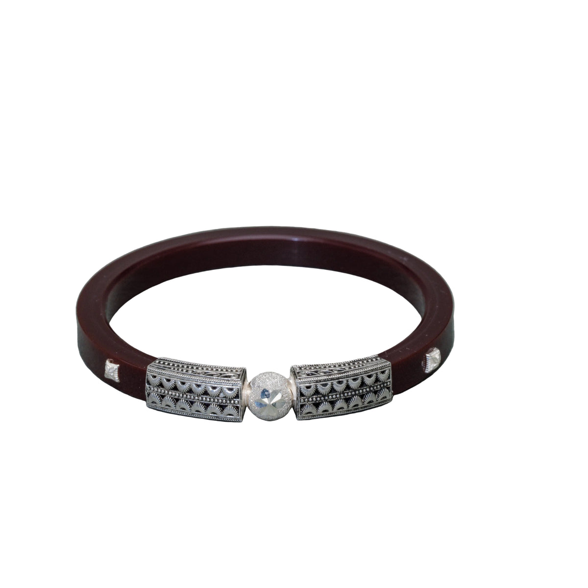 Oxidised Square Pola Bangle