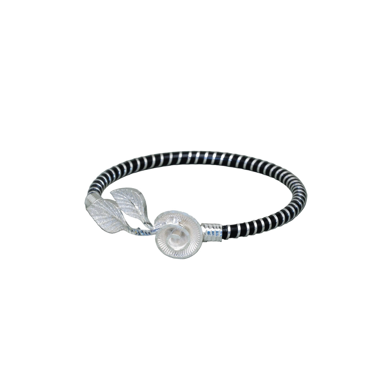 Rose Leaf Spiral Mukh Noa Bangle