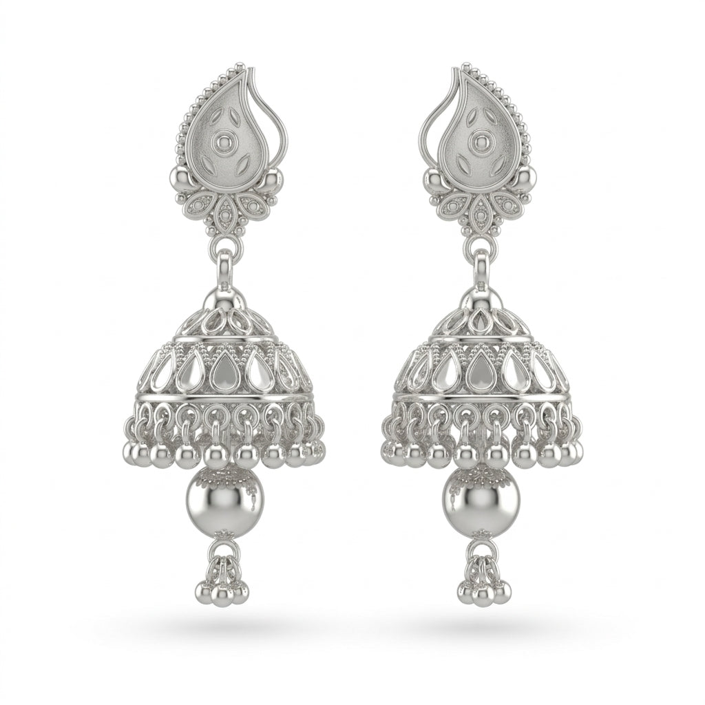Kalka Bell Jhumka Earrings