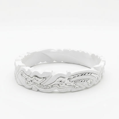 Peacock Butterfly Sankha Bangle