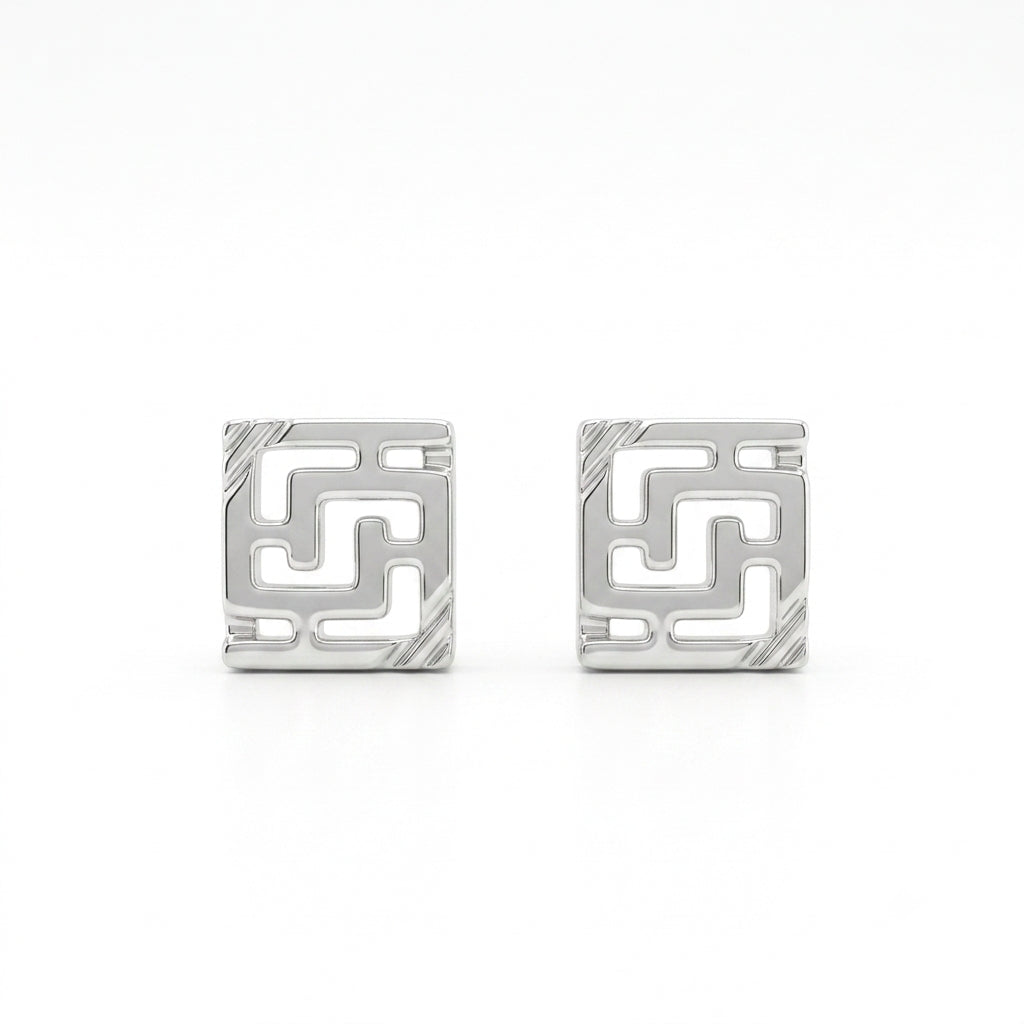 Square Stud Earrings