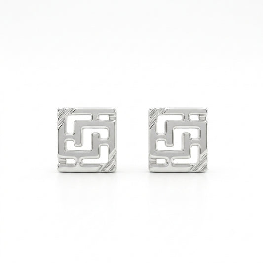 Square Stud Earrings