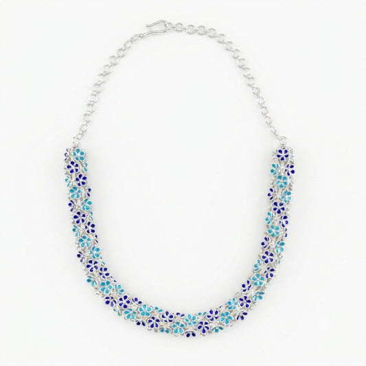 Garland Blue Meenakari Necklace