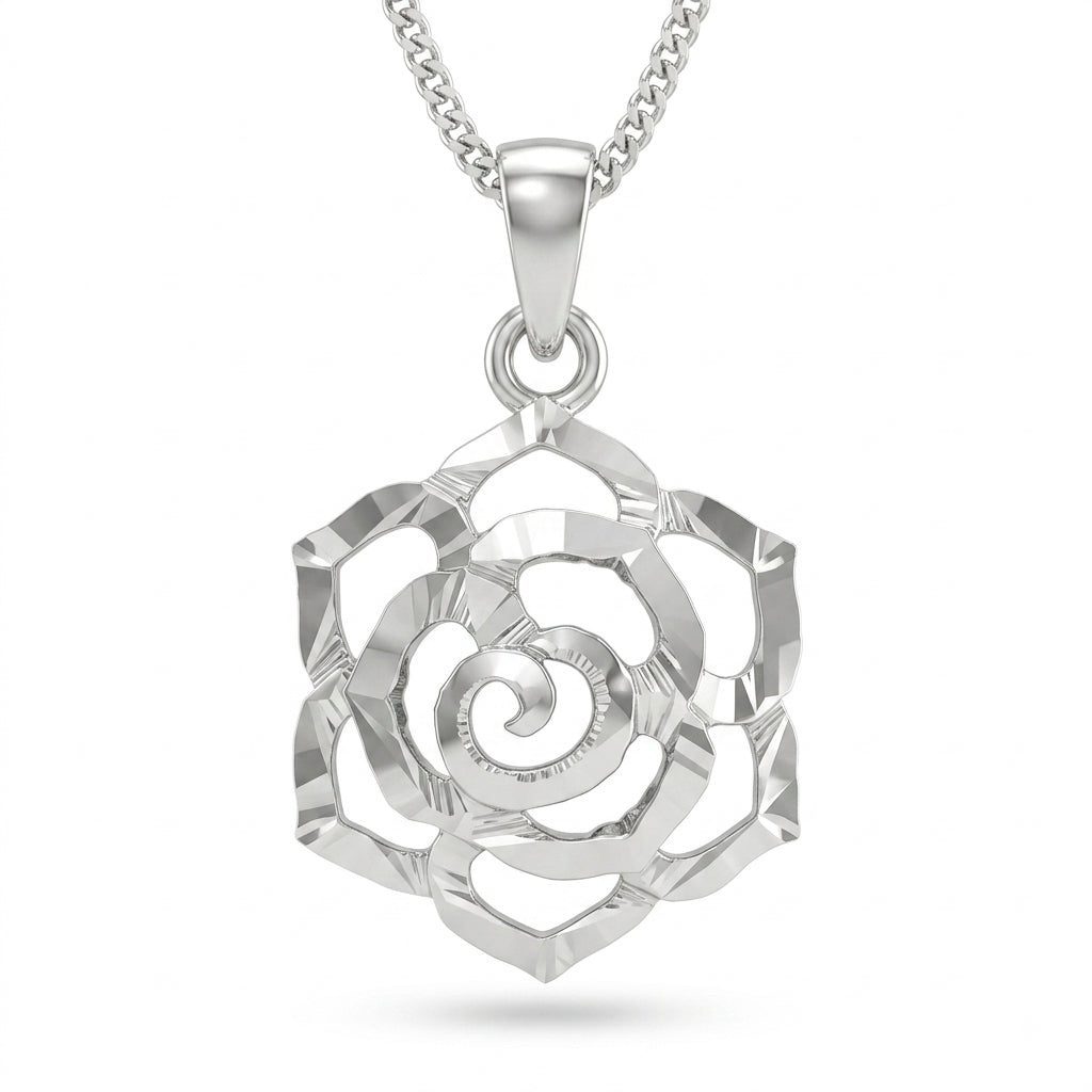 Shiny Rose Pendant