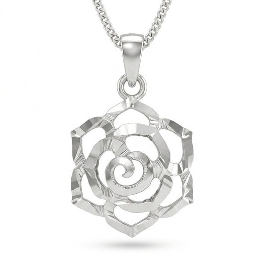 Shiny Rose Pendant