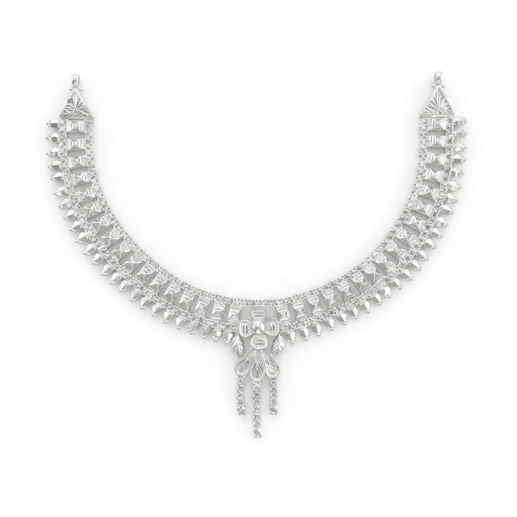 Floral Dangling Necklace
