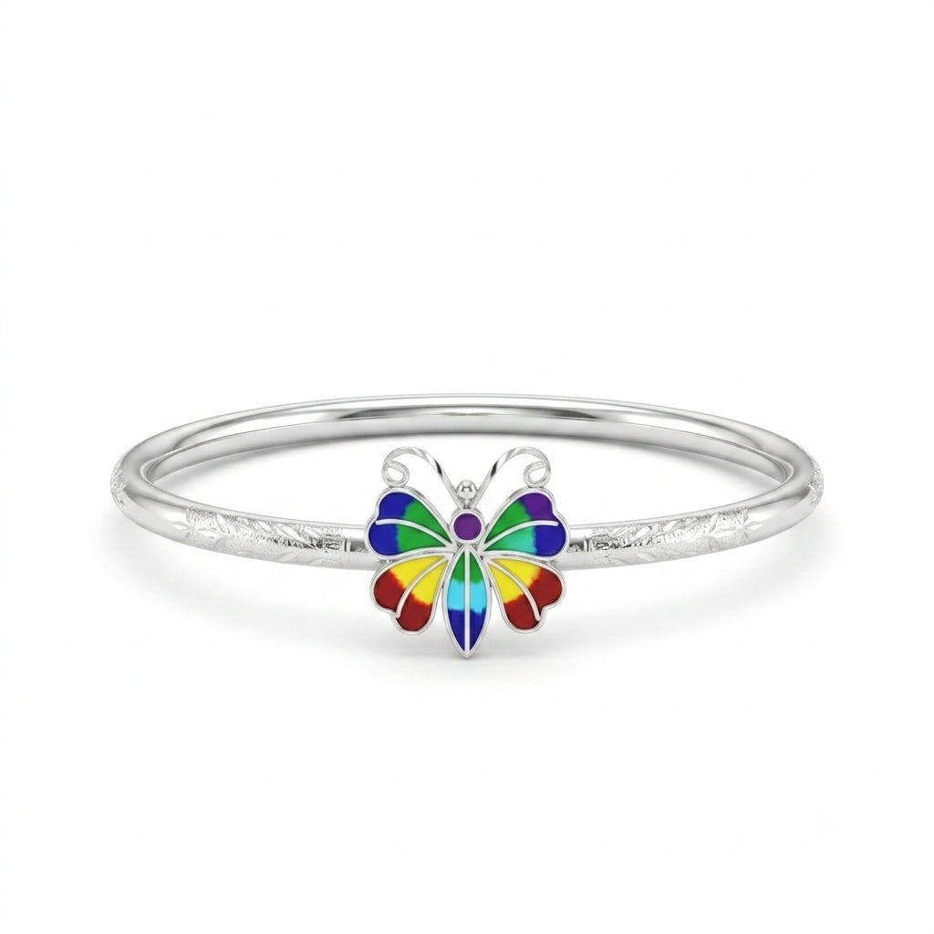 Meenakari Butterfly Bangle