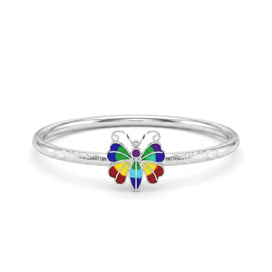 Meenakari Butterfly Bangle