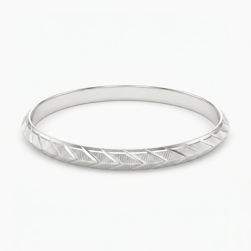 Chevron Etched Kada