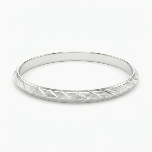 Chevron Etched Kada