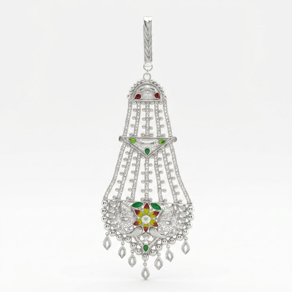 Chandelier Meenakari Kamar Jhapta