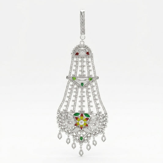 Chandelier Meenakari Kamar Jhapta