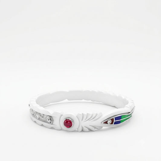 Fish Meenakari Sankha Bangle