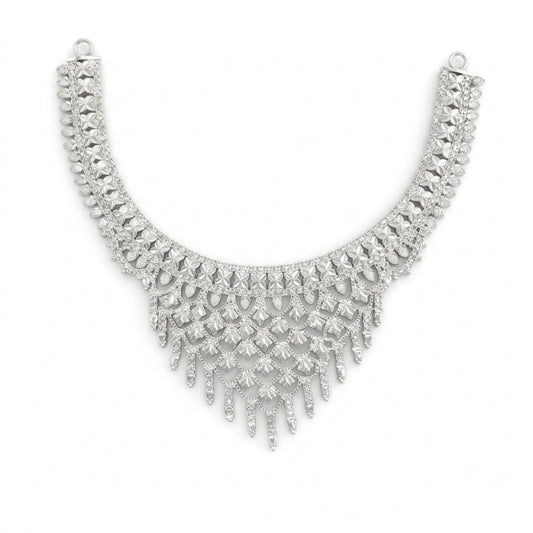 Triangular Jhalar Necklace