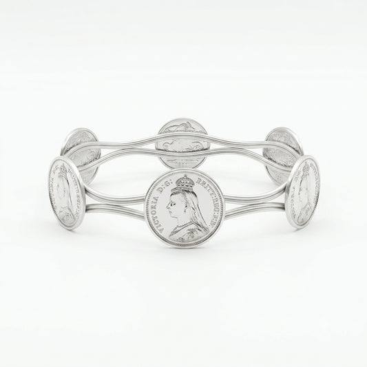 Guinea Coin Bangle