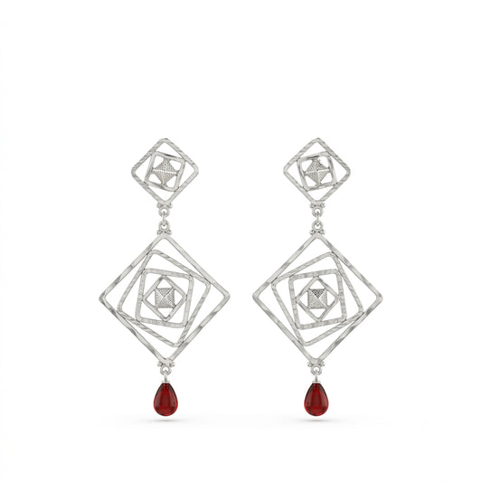 Squares Drop Earrings