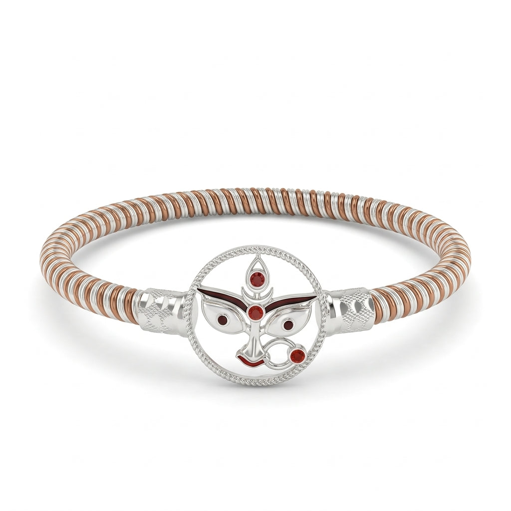 Durga Meenakari Mukh Three Metal / 3 Dhatu Noa Bangle