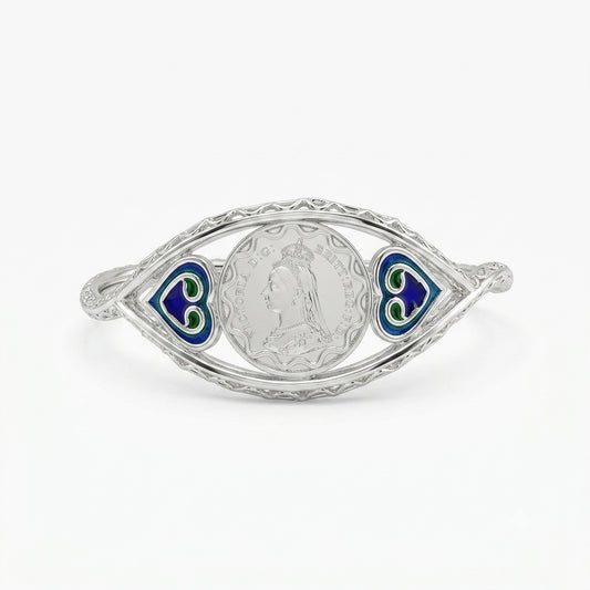 Meenakari Guinea Coin Bangle