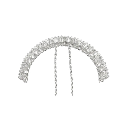 Radiant Semi Circular Hair Pin