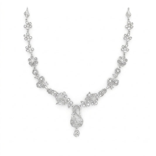 Butterfly Rose Necklace