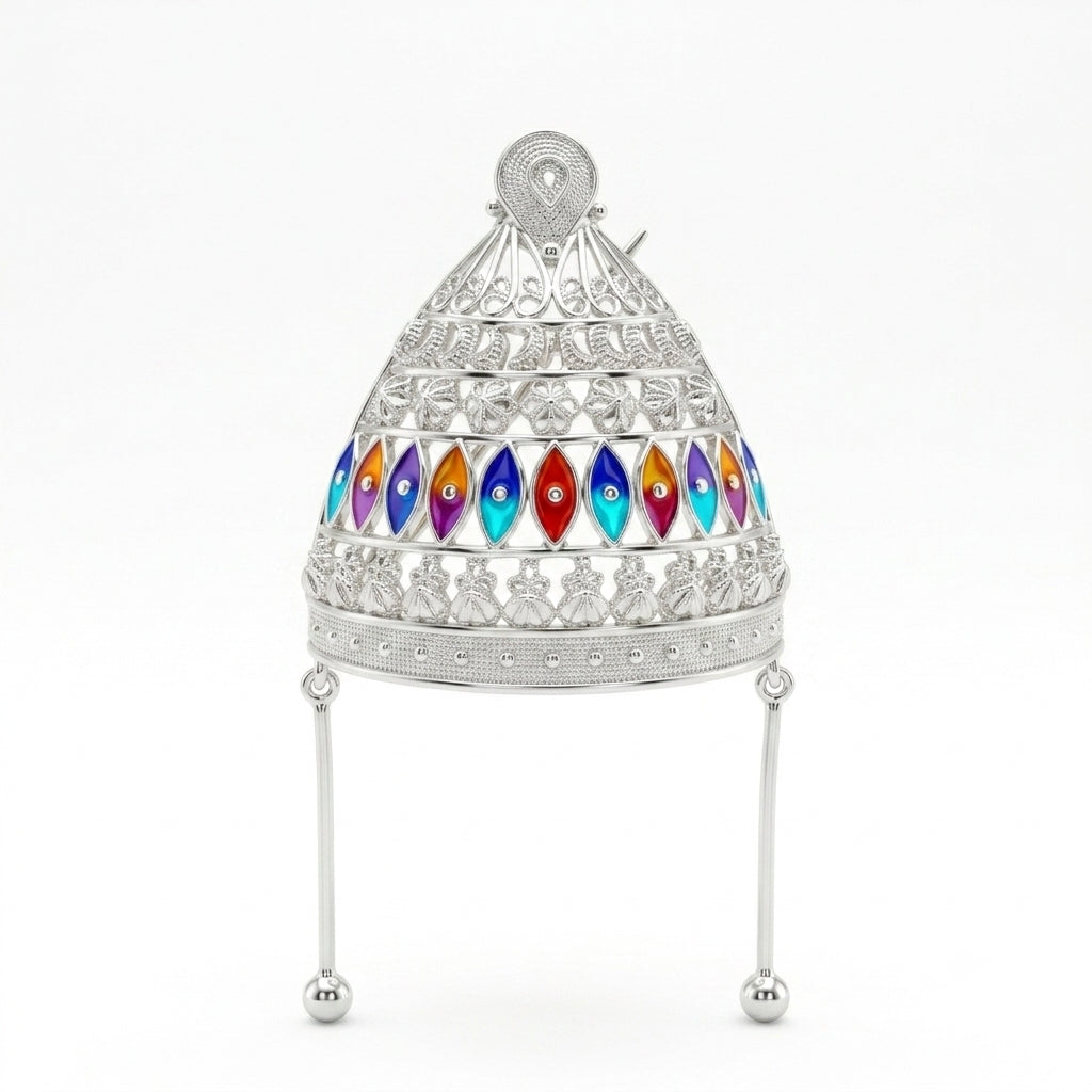 Groom Meenakari Brooch
