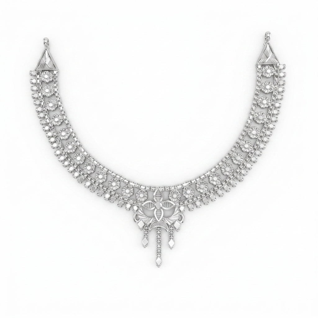 Floral Choker Necklace