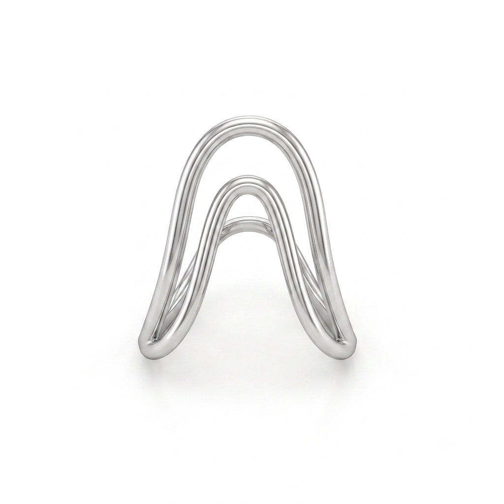 Double Line Vanki Ring