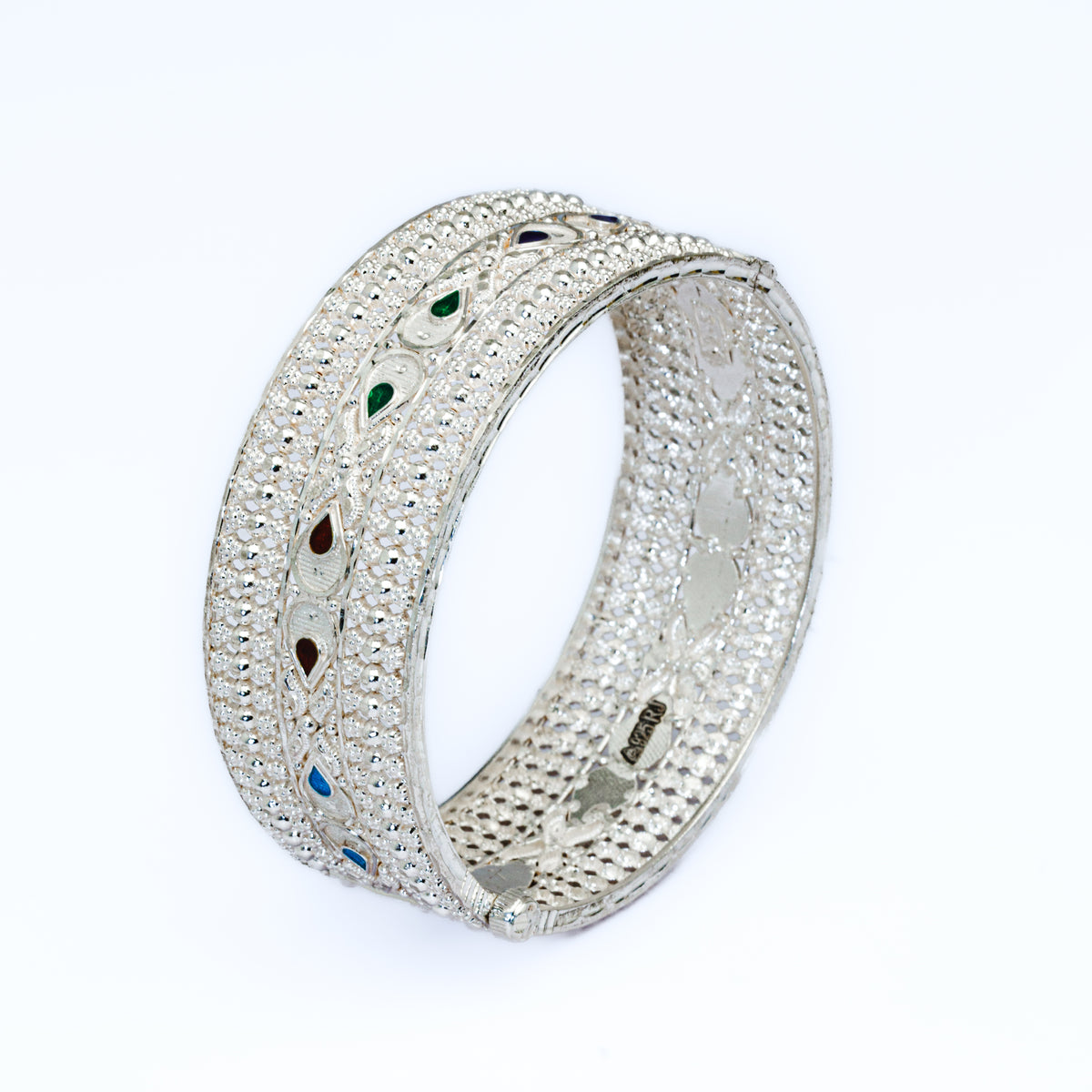 Meenakari Teardrop Chur