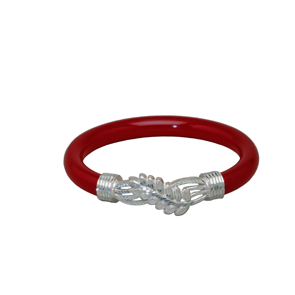 Red Leaf Mukh Pola Bangle