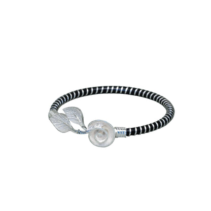 Rose Leaf Spiral Mukh Noa Bangle
