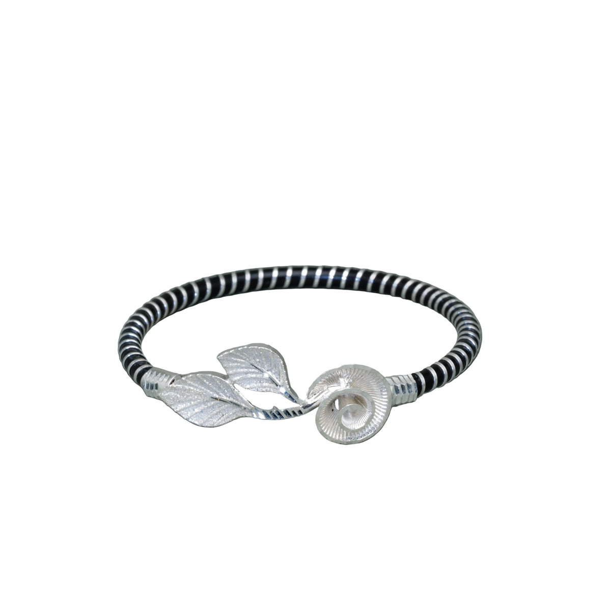 Rose Leaf Spiral Mukh Noa Bangle