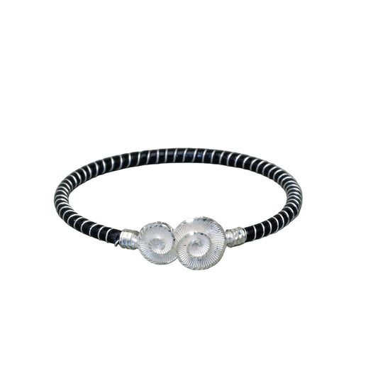 Twin Rose Spiral Mukh Noa Bangle