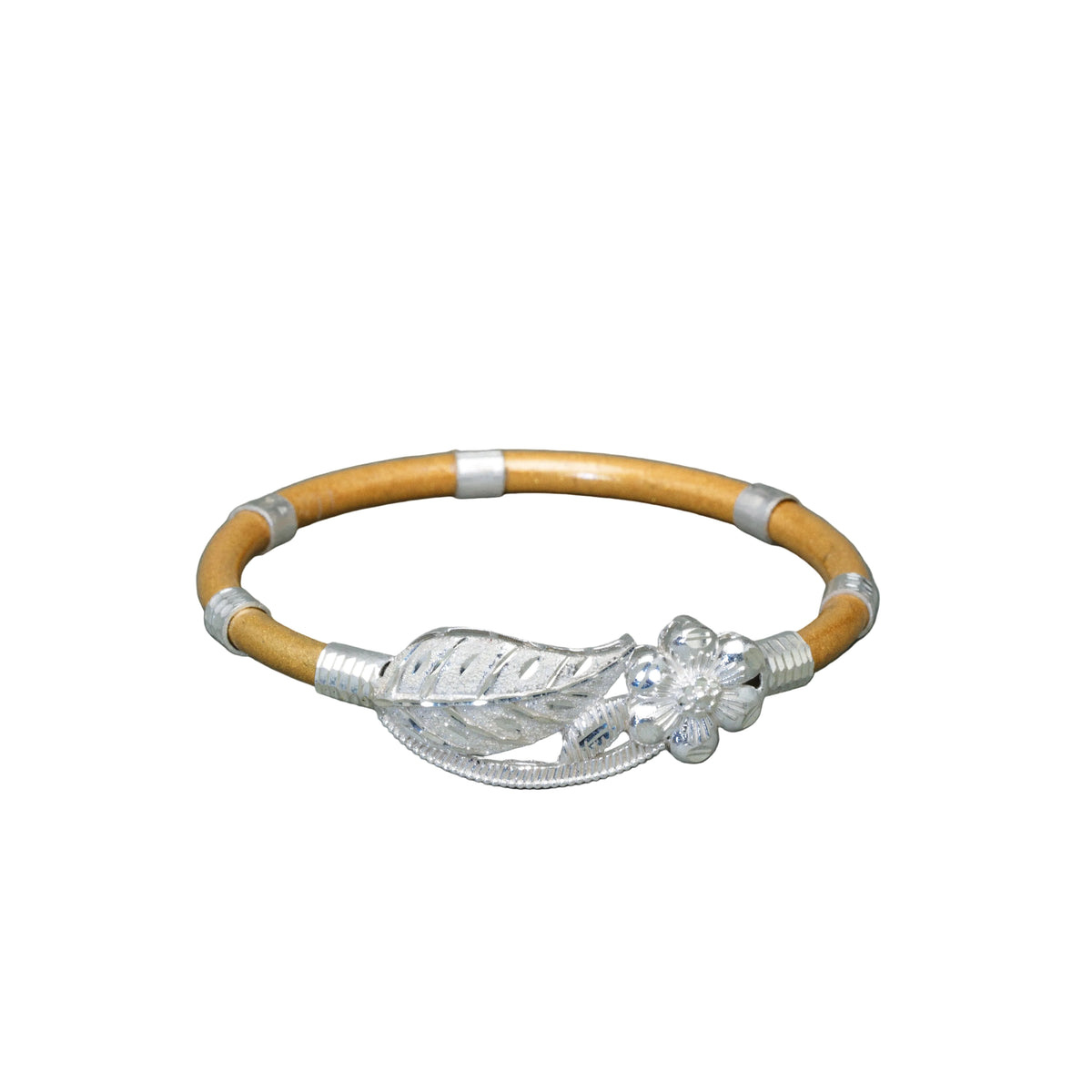 Floral Leaf Mukh Noa Bangle