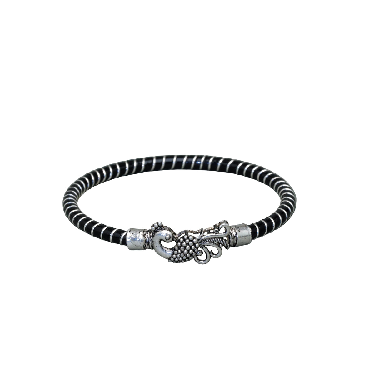 Peacock Spiral Mukh Noa Bangle